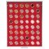 Lindner 2548 Bandeja 26 mm para monedas con 48 huecos redondos en cápsulas