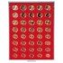 Lindner 2556 Bandejas para 5 serie de monedas €