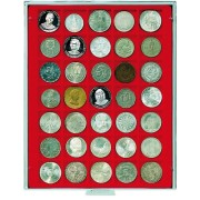 Lindner 2135 Bandeja 36 mm para monedas con 35 huecos cuadrados