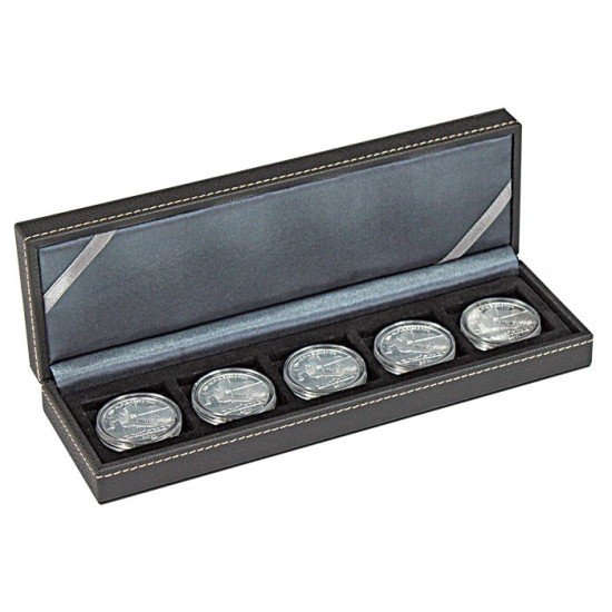Lindner 2362-5 Estuche Nera S para de monedas 10 Euros Lindner 2362-5 Estuche Nera S para de monedas 10 Euros