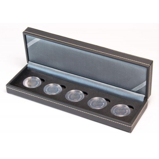 Lindner S2362-5EK Estuche Nera S para monedas de 10 Euros Lindner S2362-5EK Estuche Nera S para monedas de 10 Euros