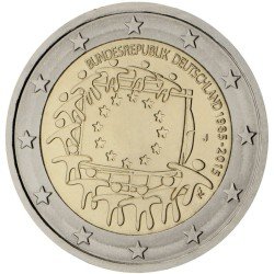Alemania 2015 2 € euros conmemorativos XXX Aniversario bandera EU ( 5 monedas ) Alemania 2015 2 € euros conmemorativos XXX Aniversario bandera EU ( 5 monedas )