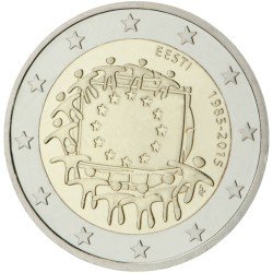 Estonia 2015 2 € euros conmemorativos XXX Aniv. Bandera Europea Estonia 2015 2 € euros conmemorativos XXX Aniv. Bandera Europea