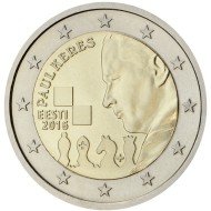 Estonia  2016 2 € euros conmemorativos Ajedrez  Cent. Paul Keres