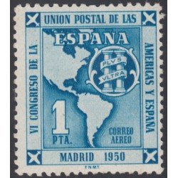 España Spain 1091 1951 Unión Postal Américas MNH España Spain 1091 1951 Unión Postal Américas MNH