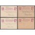 España Enteros Postales ( tarjeta ) 77/80 1938 Matrona Nuevos y Circulados
