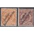 África Sudoccidental Colonia Alemana Germany Nº 5 y 6 1897 Aguila Eagle Usado y MH