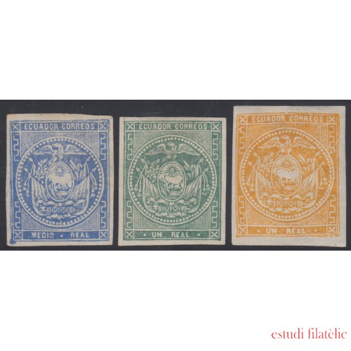 Ecuador 1/3 1865 - 1872  Escudo de Armas MH