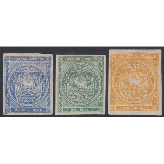 Ecuador 1/3 1865 - 1872 Escudo de Armas MH Ecuador 1/3 1865 - 1872 Escudo de Armas MH