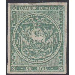 Ecuador 2 1865 - 1872 Escudo de Armas MNH Ecuador 2 1865 - 1872 Escudo de Armas MNH