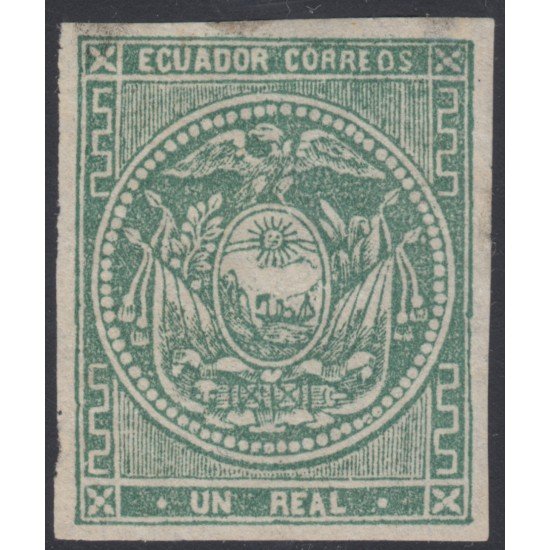 Ecuador 2 1865 - 1872 Escudo de Armas MNH Ecuador 2 1865 - 1872 Escudo de Armas MNH