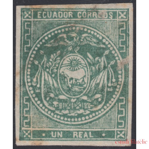 Ecuador 2 1865 - 1872 Escudo de Armas MH