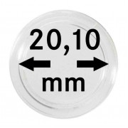 Lindner S22702010P Cápsulas 20.10 mm para monedas grandes y gruesas pqte 10