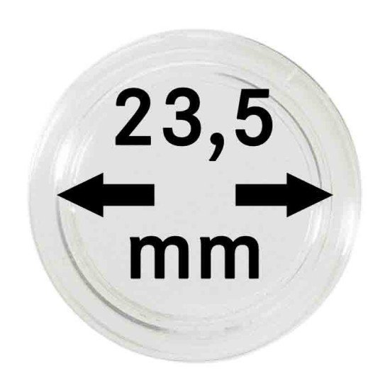 Lindner 2250235P Cápsulas 23,5 mm para bandejas pqte 10