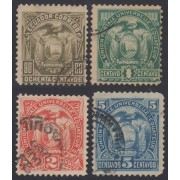 Ecuador 15/18 1887 Escudo de Armas usados