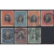 Ecuador 179/84A 1911 1915 Serie corriente Usados