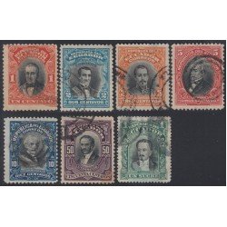 Ecuador 179/84A 1911 1915 Serie corriente Usados Ecuador 179/84A 1911 1915 Serie corriente Usados