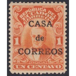 Ecuador 196 1920 CASA DE CORREOS Usado Ecuador 196 1920 CASA DE CORREOS Usado