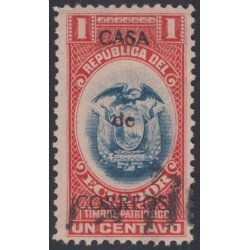 Ecuador 200 1920 Patriótico sobrecargado Usado Ecuador 200 1920 Patriótico sobrecargado Usado
