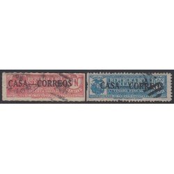 Ecuador 230/31 1924 Tabacos Tobacco usados Ecuador 230/31 1924 Tabacos Tobacco usados