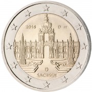 Alemania 2016 2 € euros conmemorativos Sachen ( 5 monedas )