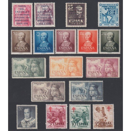 España Spain Año Completo Year Complete 1951 MNH España Spain Año Completo Year Complete 1951 MNH