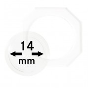 Lindner OS014 Octos para monedas 14 mm Paquete de 2 unidades