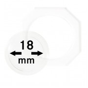 Lindner OS018 Octos para monedas 18 mm Paquete de 2 unidades