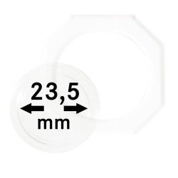 Lindner OS235 Octos para monedas 23,5 mm Paquete de 2 unidades Lindner OS235 Octos para monedas 23,5 mm Paquete de 2 unidades