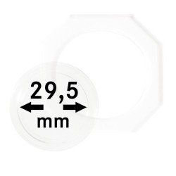 Lindner OS295 Octos para monedas 29,5 mm Paquete de 2 unidades Lindner OS295 Octos para monedas 29,5 mm Paquete de 2 unidades