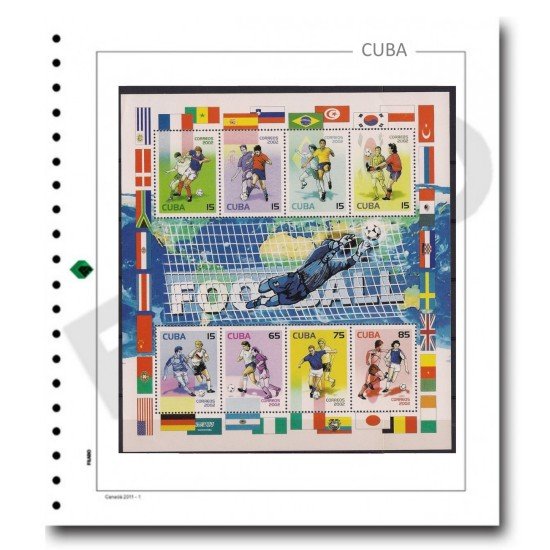 Filabo álbum hojas de sellos de Cuba 1983 sin protectores Filabo álbum hojas de sellos de Cuba 1983 sin protectores