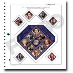 Filabo álbum de sellos de Gibraltar 1979 sin protectores Filabo álbum de sellos de Gibraltar 1979 sin protectores
