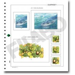 Filabo hojas álbum de sellos de Guernsey 1981 sin protectores Filabo hojas álbum de sellos de Guernsey 1981 sin protectores