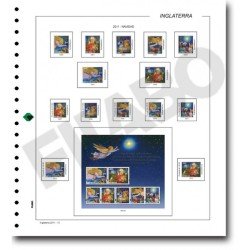 Filabo hojas álbum de sellos de Inglaterra 1994-1996 sin protectores Filabo hojas álbum de sellos de Inglaterra 1994-1996 sin protectores