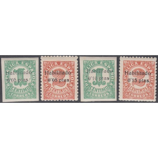 España Emisiones Locales Patrióticas Baleares 1/4 1936 Mallorca Cifras MNH España Emisiones Locales Patrióticas Baleares 1/4 1936 Mallorca Cifras MNH