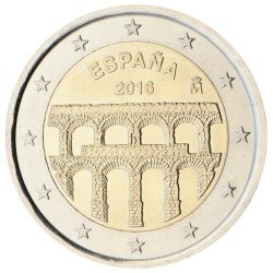España 2016 2 € euros conmemorativos 2016 Acueducto de Segovia España 2016 2 € euros conmemorativos 2016 Acueducto de Segovia