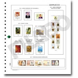 Filabo hojas álbum de sellos de Marruecos 1984-1986 montado con protectores Filabo hojas álbum de sellos de Marruecos 1984-1986 montado con protectores