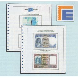 Edifil Hojas  Billetes en euros paises de la UE  2002 - 2003
