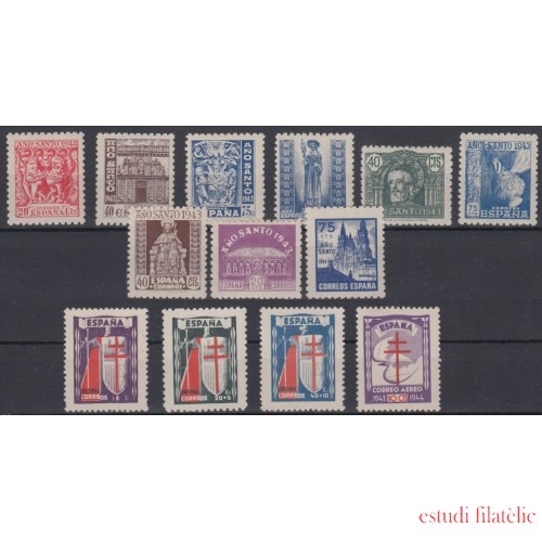 España Spain Año Completo Year Complete 1943 MNH