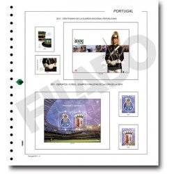 Filabo hojas álbum de sellos de Portugal 1983 montado con protectores Filabo hojas álbum de sellos de Portugal 1983 montado con protectores