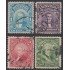 Ecuador 236/39 1925 Personajes Usados