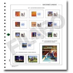Filabo hojas álbum de sellos de Naciones Unidas 1982 registro sin protectores Filabo hojas álbum de sellos de Naciones Unidas 1982 registro sin protectores
