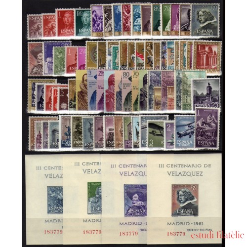 Collection Complète De Timbres D'Espagne 1987, 1988, 1989 - Neufs Sans Charnière (MNH)