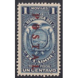 Ecuador 284 1929 Fiscal Postal MH Ecuador 284 1929 Fiscal Postal MH