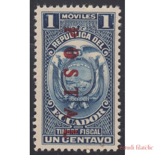 Ecuador 284 1929 Fiscal Postal MH