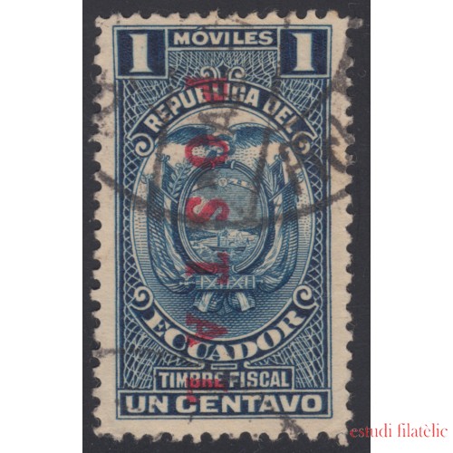 Ecuador 284 1929 Fiscal Postal Usado