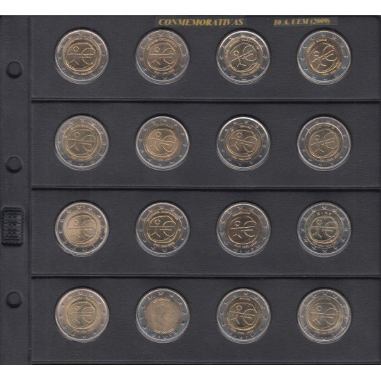 Colección 2009 2€ euros Conmemorativos EMU Unión Económica y Monetaria UEM Colección 2009 2€ euros Conmemorativos EMU Unión Económica y Monetaria UEM