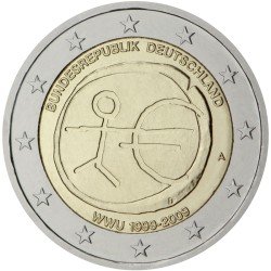 Alemania 2009 2 € euros conmemorativos X Aniv. de EMU Unión Económica y Monetaria UEM ( 5 monedas ) Alemania 2009 2 € euros conmemorativos X Aniv. de EMU Unión Económica y Monetaria UEM ( 5 monedas )