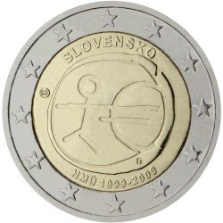 Eslovaquia 2009 2 € euros conmemorativos X Aniv. de EMU Unión Económica y Monetaria UEM Eslovaquia 2009 2 € euros conmemorativos X Aniv. de EMU Unión Económica y Monetaria UEM