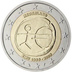 Holanda 2009 2 € euros conmemorativos X Aniv. de EMU Unión Económica y Monetaria UEM Holanda 2009 2 € euros conmemorativos X Aniv. de EMU Unión Económica y Monetaria UEM